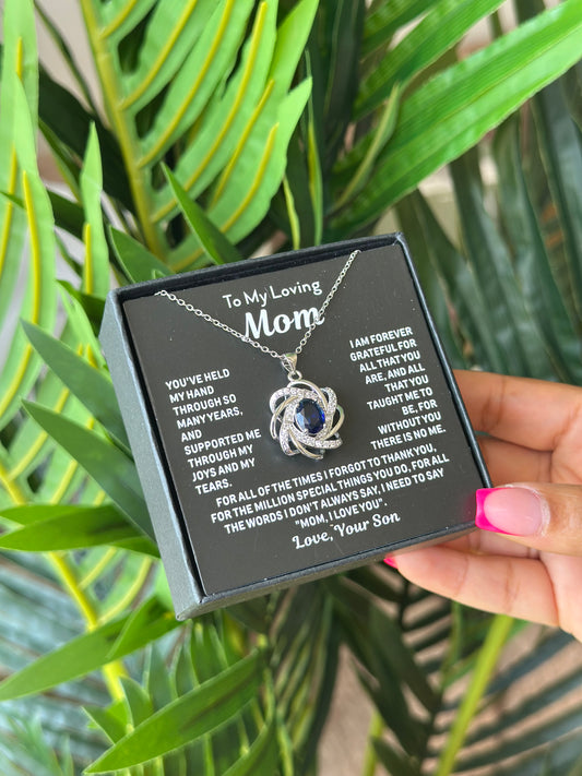 "Always Close to My Heart" Necklace Set,Gifts for mom mothers day Chain
