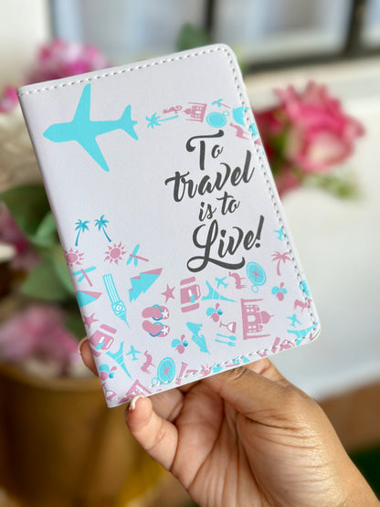 Custom Passport Holder - Personalized Leather Travel Wallet | Bend the Trend