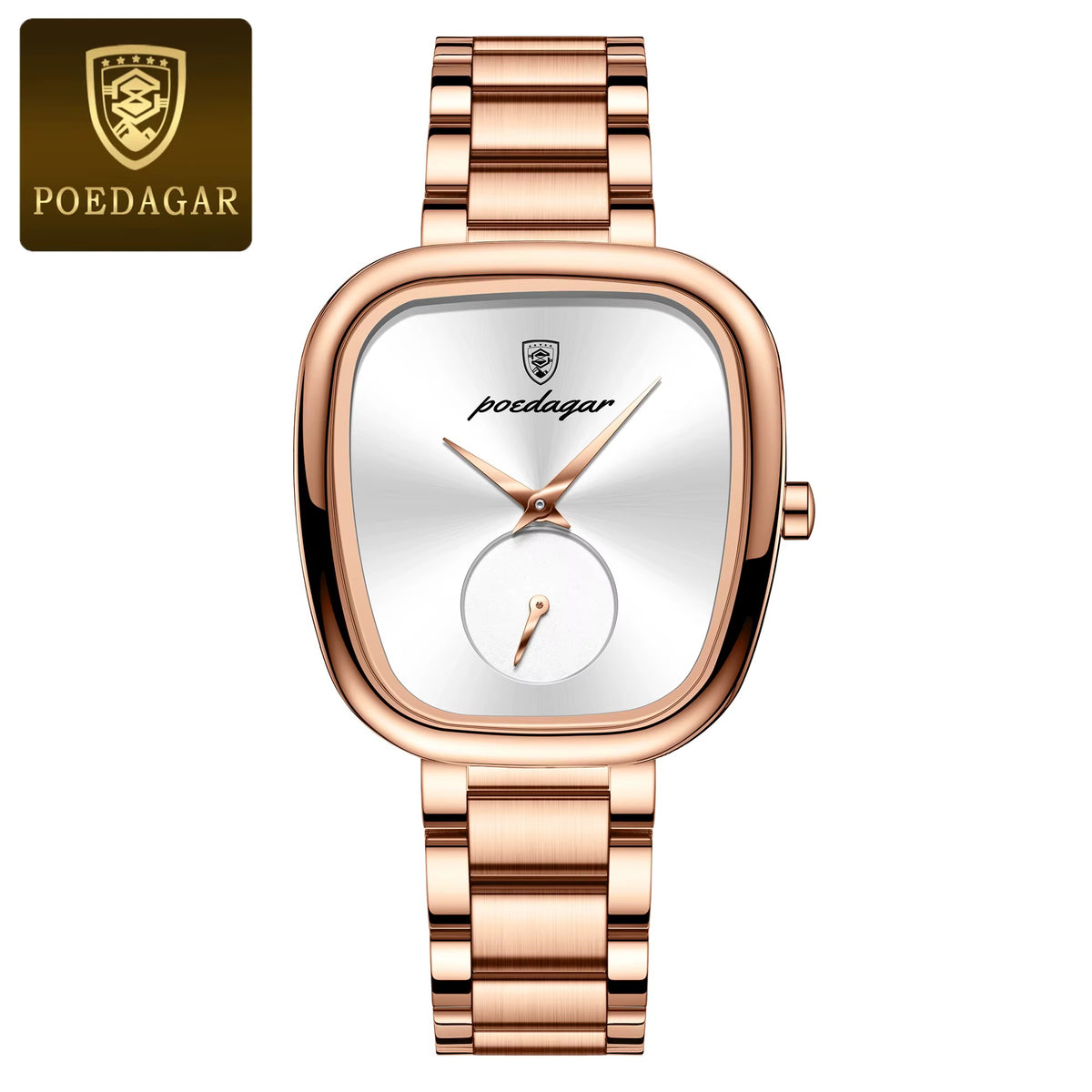 Poedgar  watch, Poedagar Elegant Ladies Watch – Rose Gold, Maroon, Green & Blue | Gift for Her