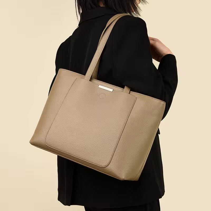 Leather Tote Bag - Large Capacity Genuine Leather Bag | Bend the Trend