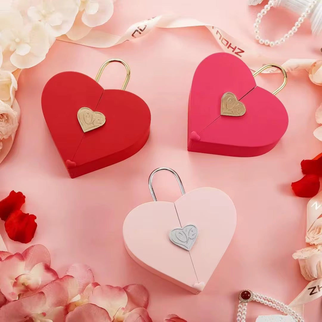 The Sweetheart Lock Jewelry Case.Gift package,Gift set ,Valentines,Birthday |Galentines