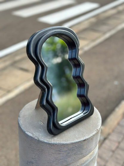 Desktop Mirror - Wavy Accent Mirror | Bend the Trend