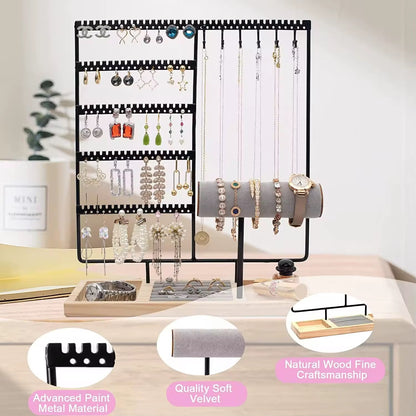 Jewelry Stand - Velvet Display Jewelry Organizer | Bend the Trend