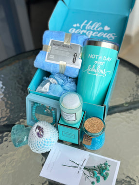 Gift package not a day of a fabulous (turquoise) Valentine ,Gift Set