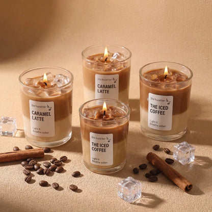 Candles ,Latte-Inspired Scented Candles