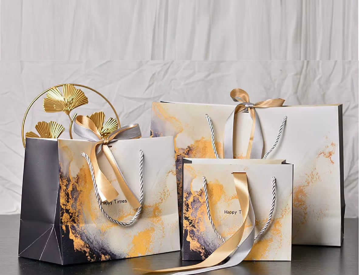 Silver vibe gift bag