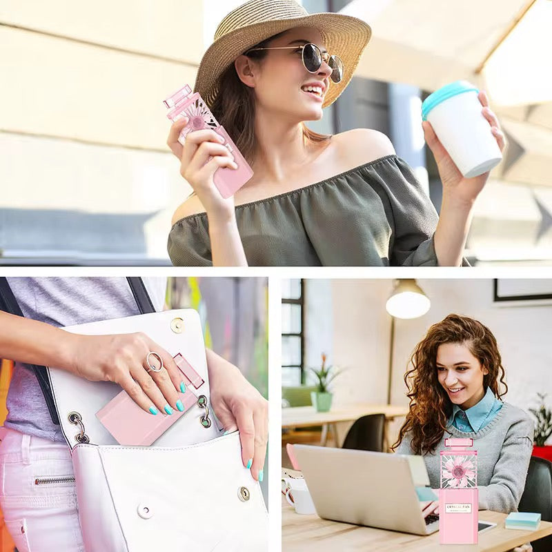 Portable Fan - Scented Perfume Style Handheld Fan | Bend the Trend