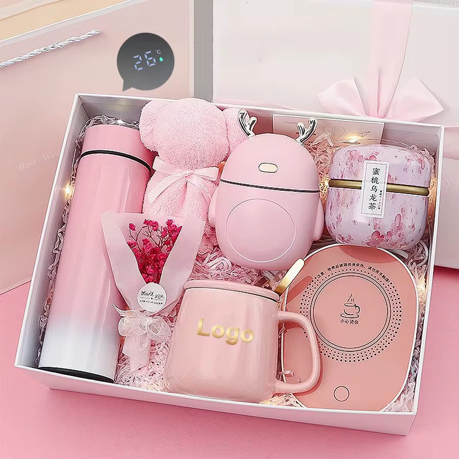 COZY QUEEN GIFT SET Blush Comfort Valentine Gift Box |Birthday | Galentines Anniversary