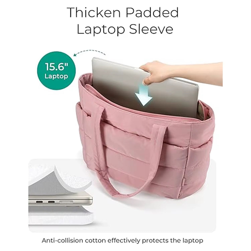 Puffy laptop bag Handbag Tote