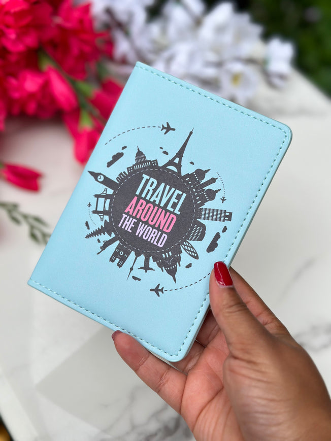 Passport Cover - Around the World Travel Document Holder | Bend the Trend