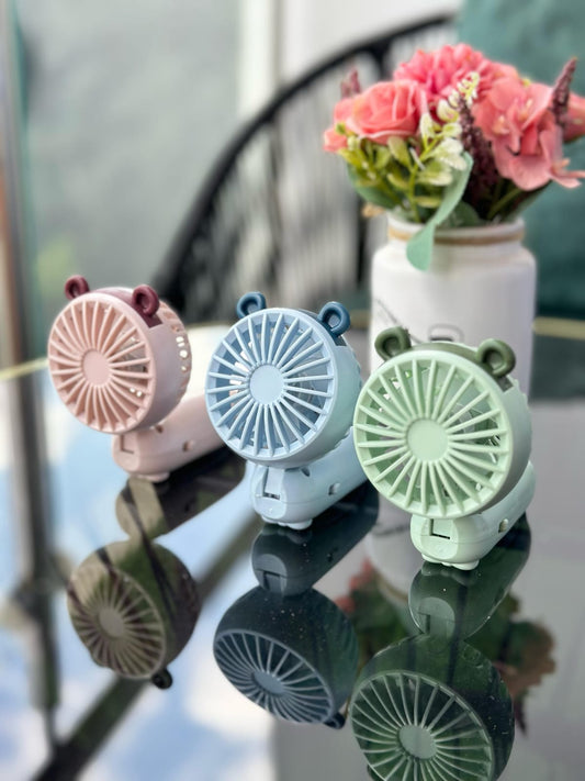 Portable Fan - Foldable Mini Handheld Fan with Base | Bend the Trend