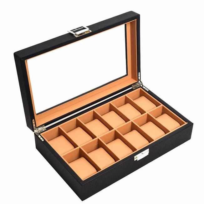 Watch Box - 12 Slot Luxury Watch Organizer | Bend the Trend