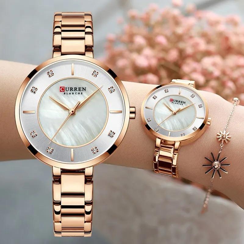 Women's Watch - Curren Minimalist Round Dial Watch | Bend the Trend