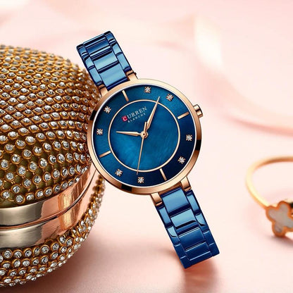 Women's Watch - Curren Minimalist Round Dial Watch | Bend the Trend