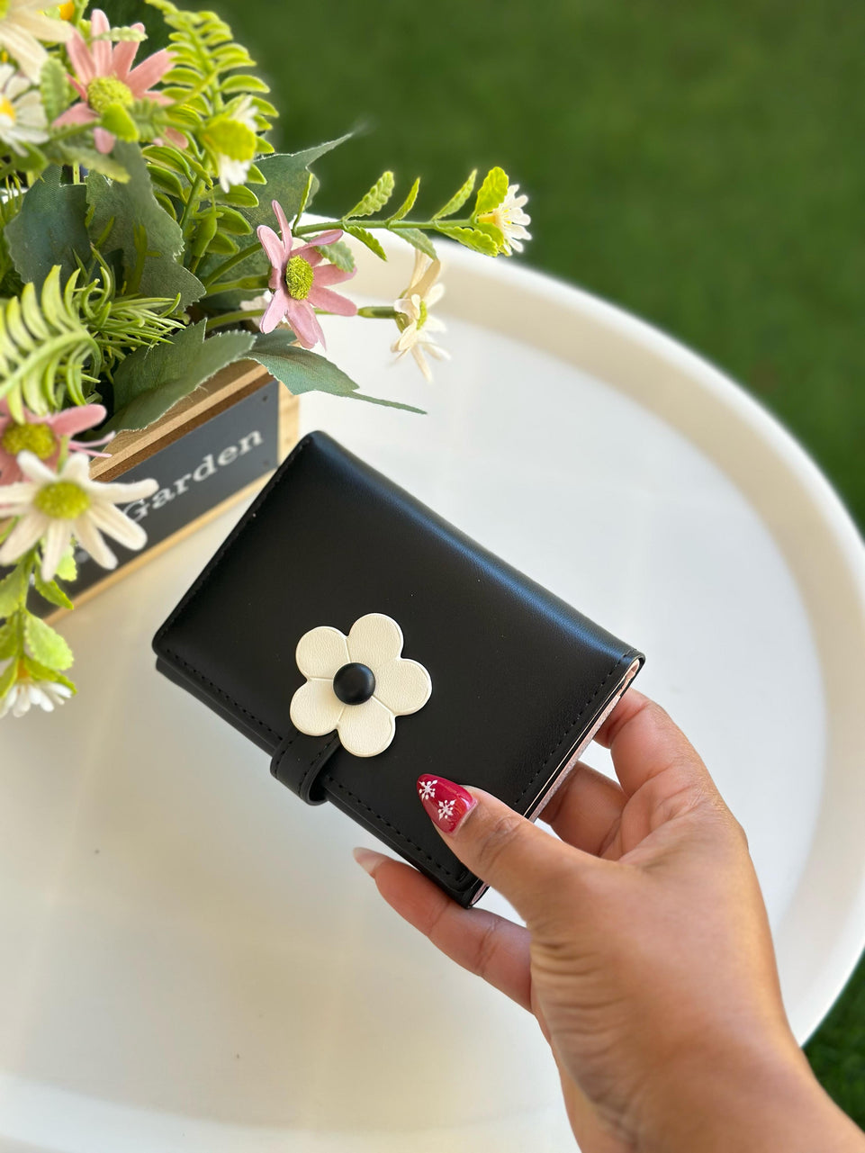 Women's Wallet - Floral Print Mini Wallet | Bend the Trend