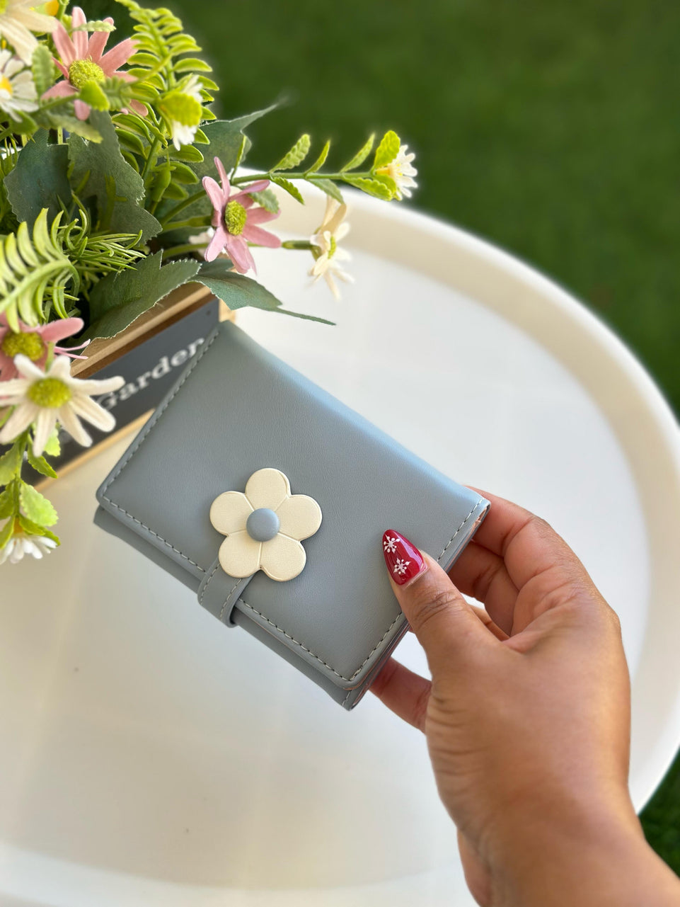Women's Wallet - Floral Print Mini Wallet | Bend the Trend