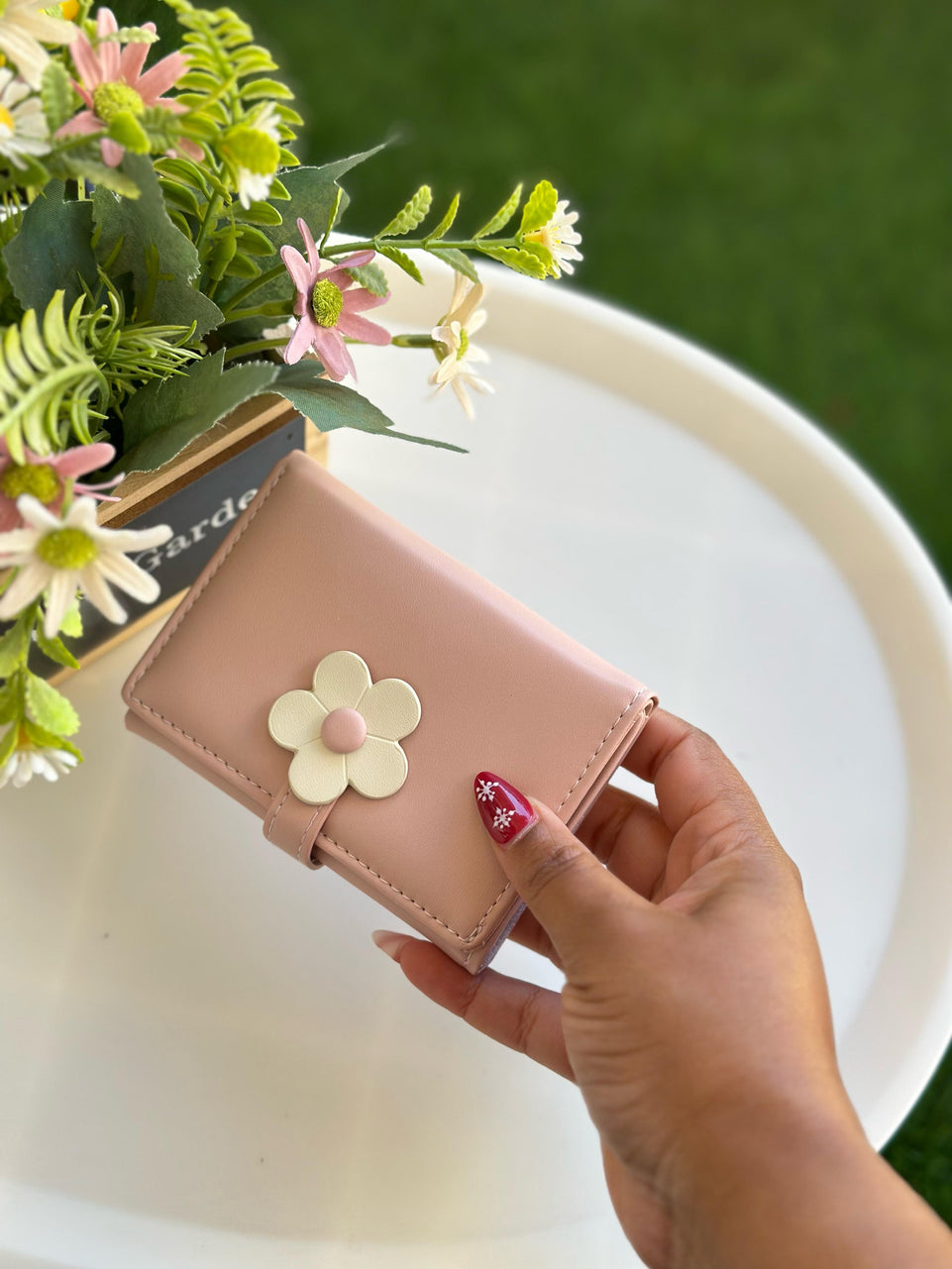 Women's Wallet - Floral Print Mini Wallet | Bend the Trend