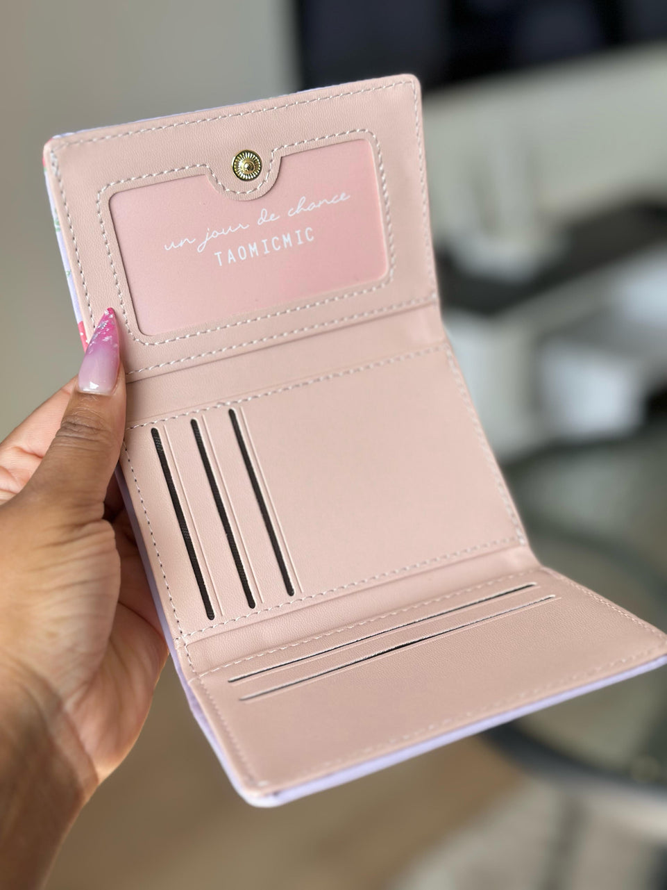 Women's Wallet - Strawberry Print Mini Wallet | Bend the Trend