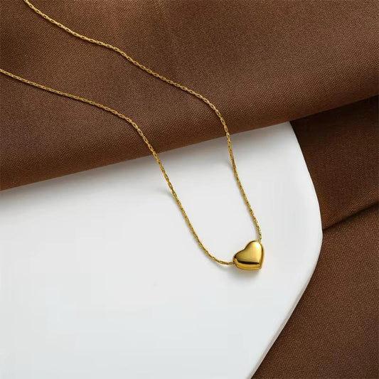 Chain,Pendant stainless steel love Necklace ,Petite Cœur Chain
