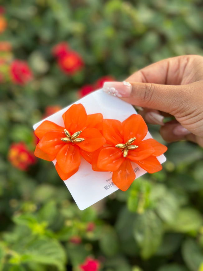 Flower Drop Earrings - Porcelain Lily Earrings for Women | Bend the Trend