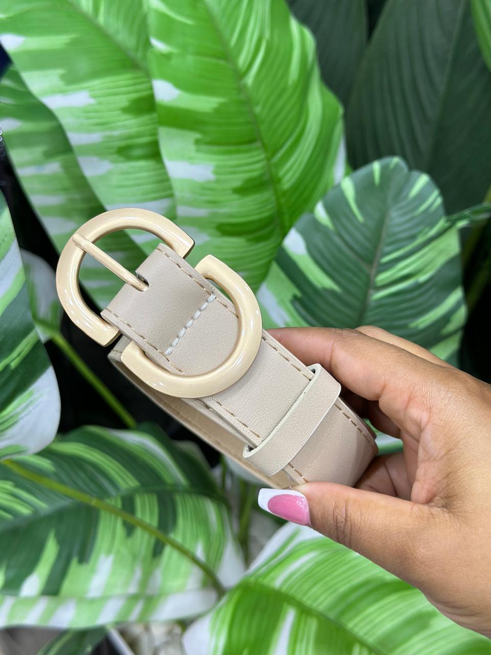 Women's Belt - Faux Leather Belt with Gold Buckle | Bend the Trend