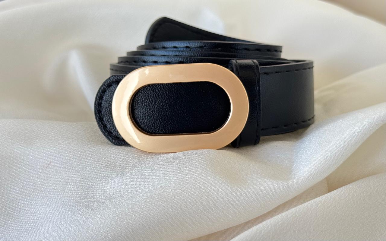 Women's Belt - Luxe Nior Gold Buckle Belt | Bend the Trend