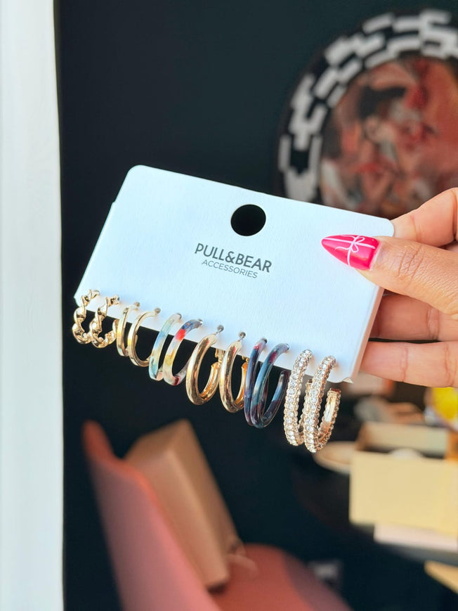 Earring set pull & bear