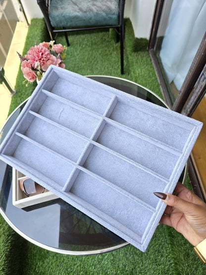 Sunglass Organizer - 8-Slot Velvet Display Box | Bend the Trend