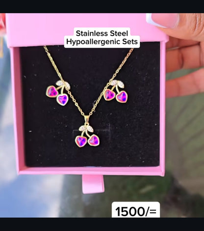 Jewelry Sets for Women - Earrings and Necklace Set | Bend the Trend Valentine Gift set ,gift package Galentines