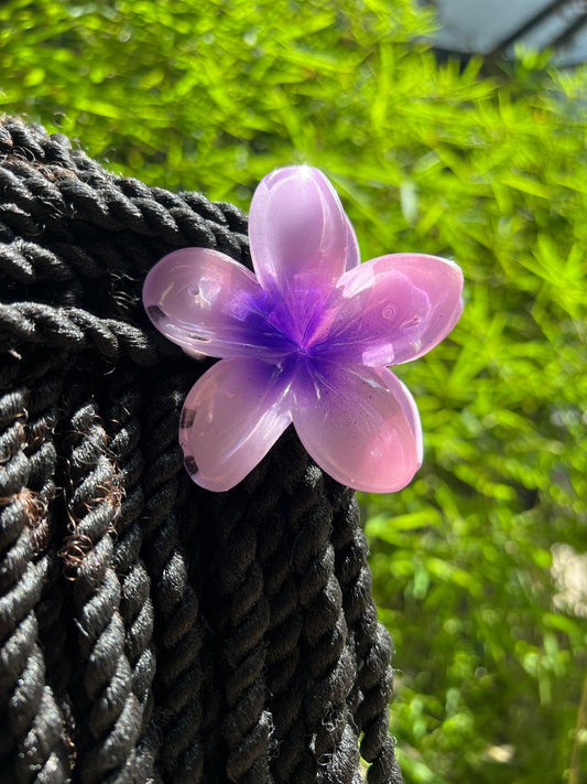 Hair clip flower