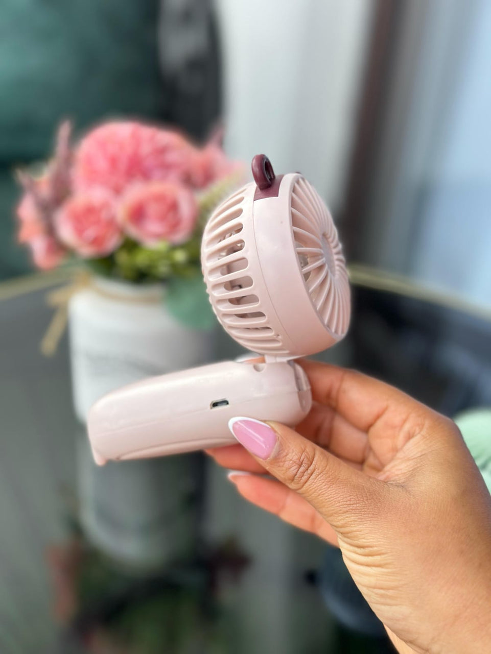 Portable Fan - Foldable Mini Handheld Fan with Base | Bend the Trend