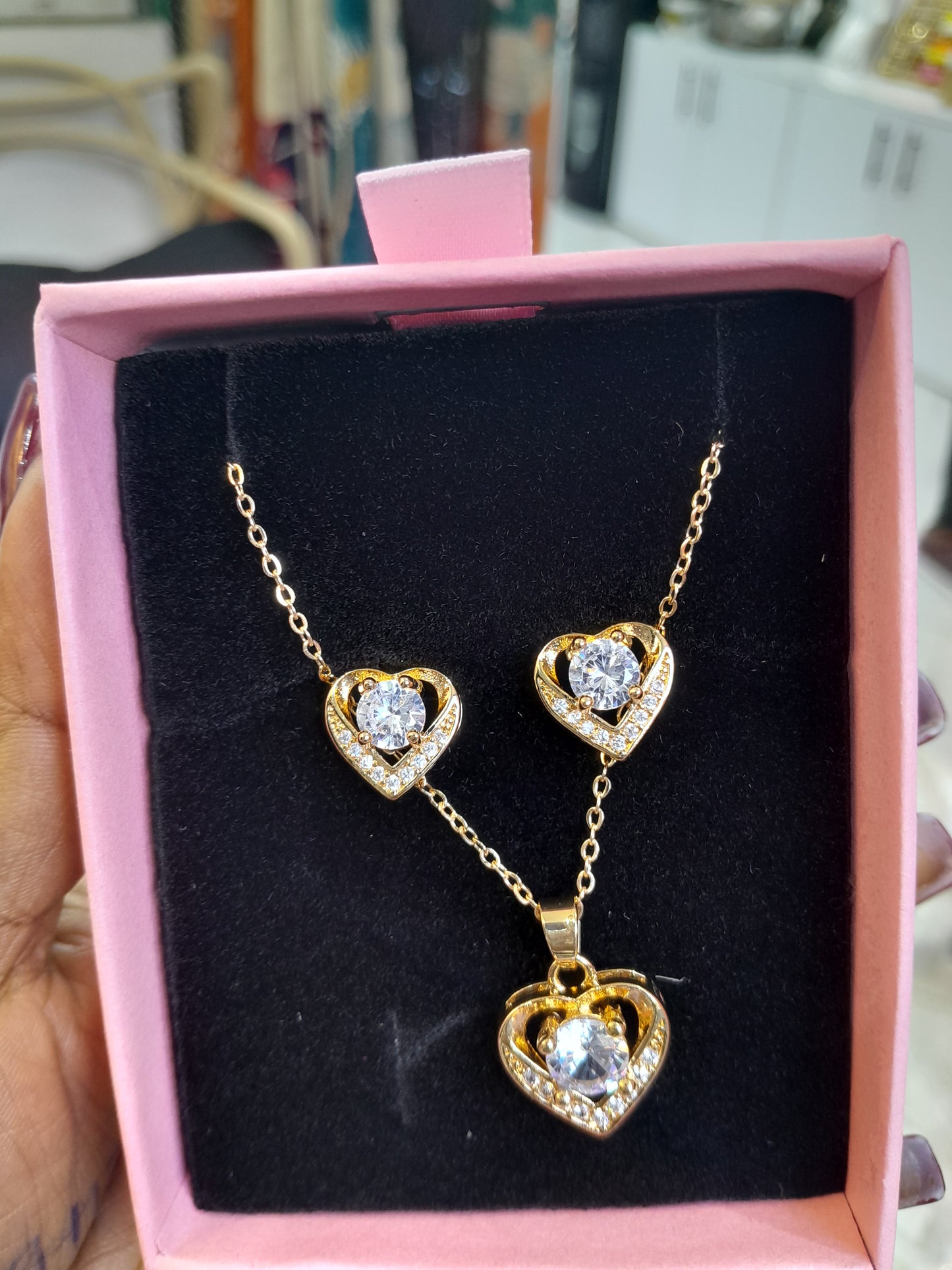 Jewelry Sets for Women - Earrings and Necklace Set | Bend the Trend Valentine Gift set ,gift package Galentines