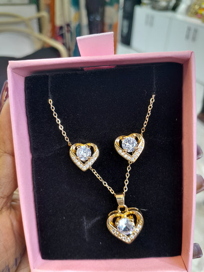 Jewelry Sets for Women - Earrings and Necklace Set | Bend the Trend Valentine Gift set ,gift package Galentines