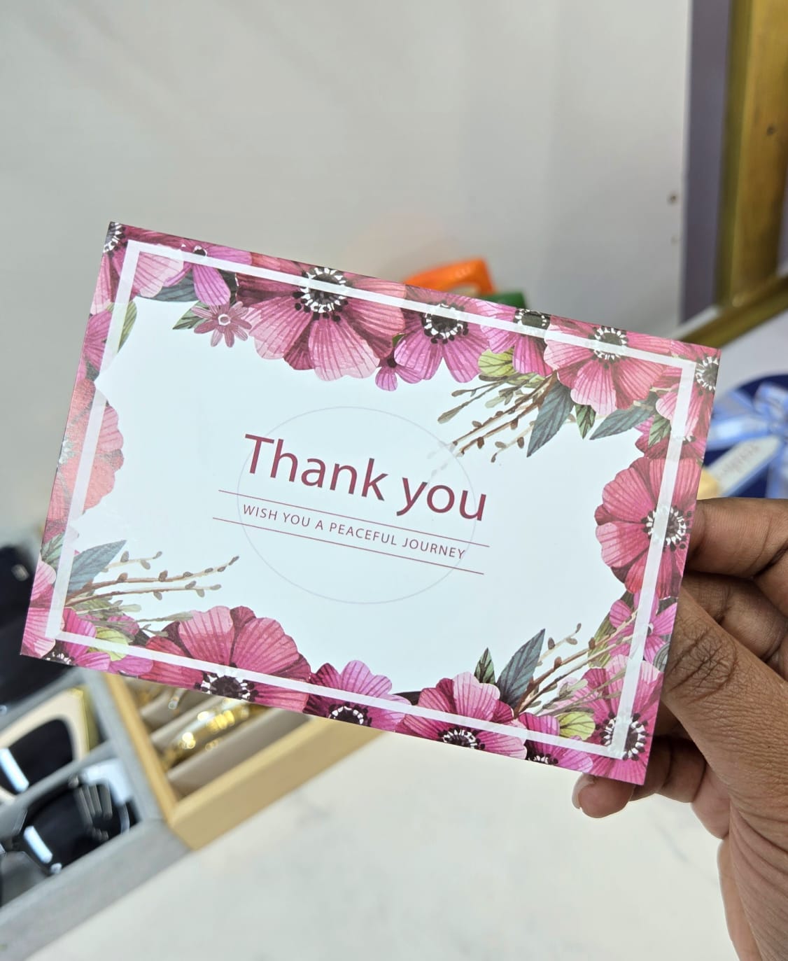 Thank you card