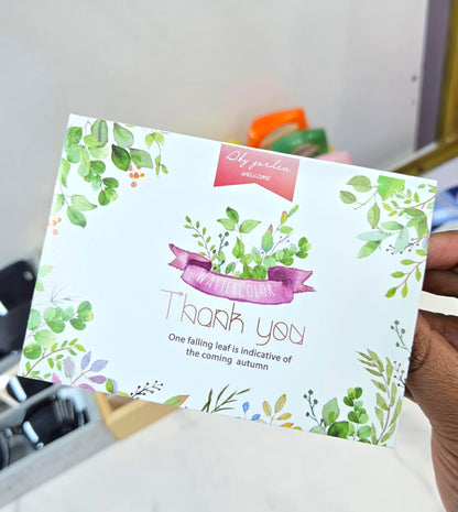 Thank you card