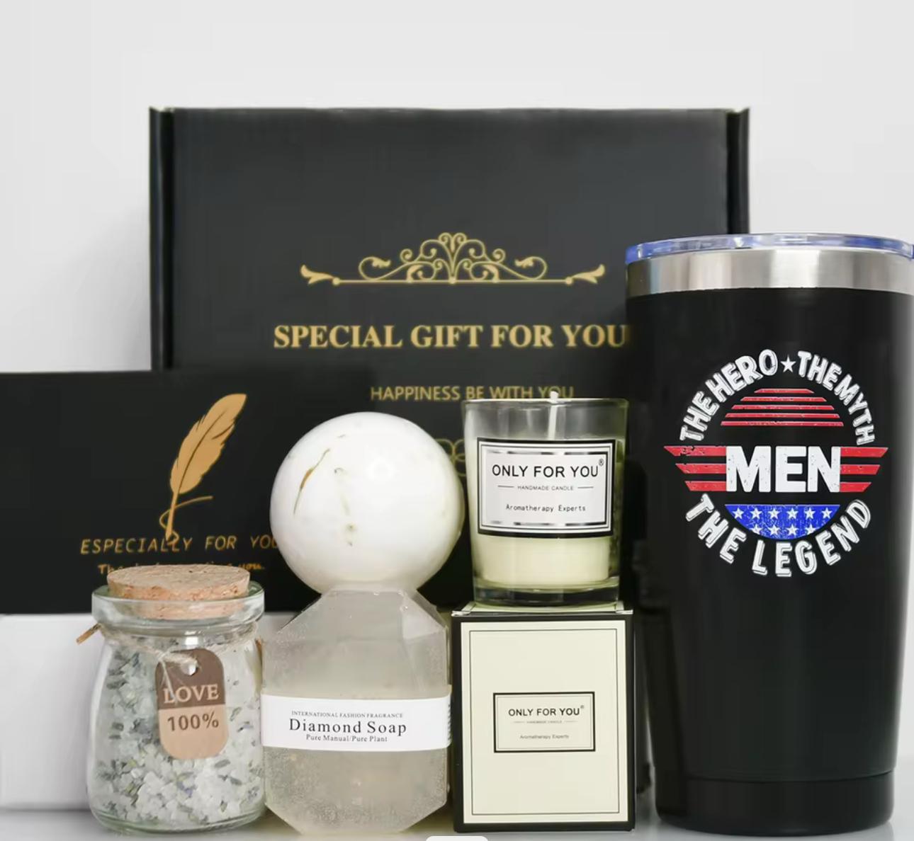 Men gift package the hero the legend