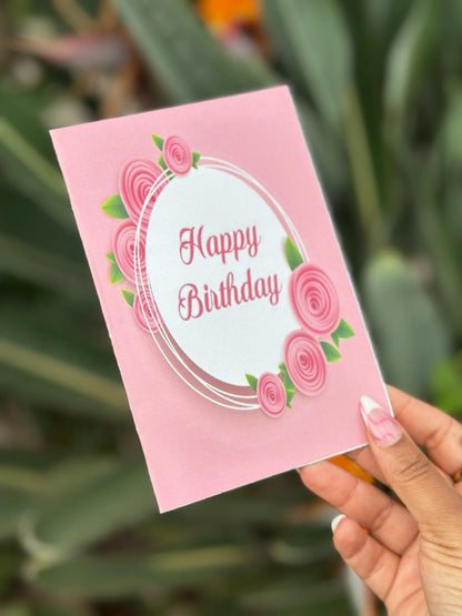 Card happy birthday