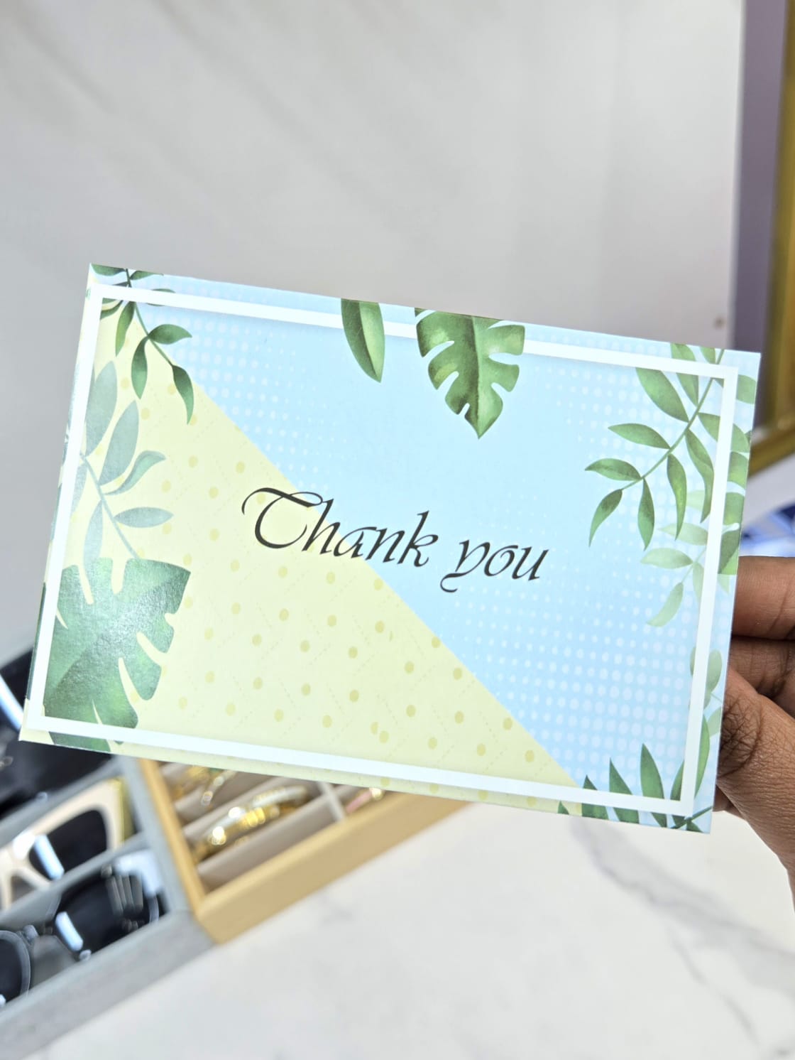 Thank you card