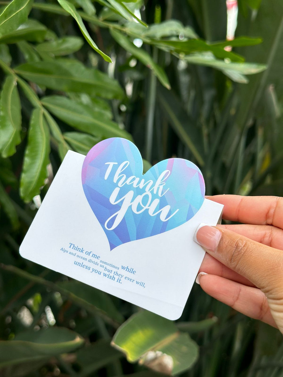 Thank You Card - Elegant Blank Interior Greeting Card | Bend the Trend