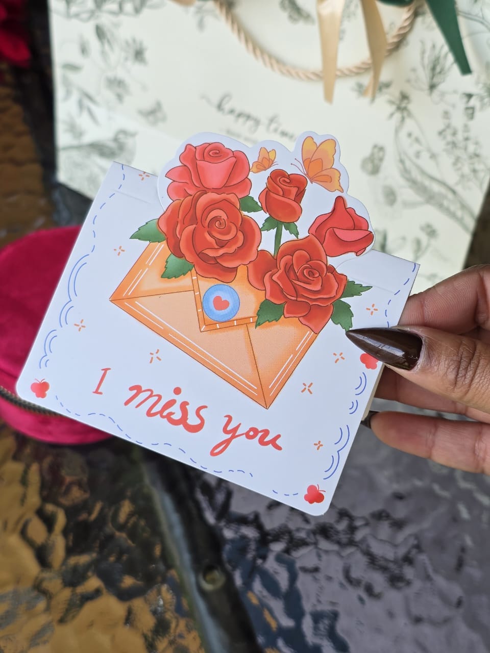 Greeting Card I miss you