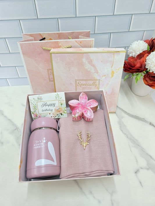 Gift set ,Gift package Package blush box " It's a cute rabbit "