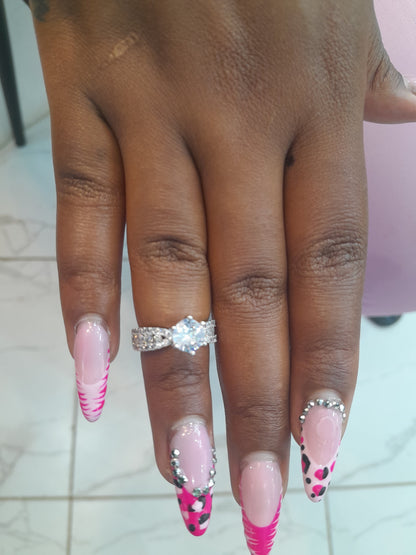 Rings stainless Steel diamond Proposal rings Assorted