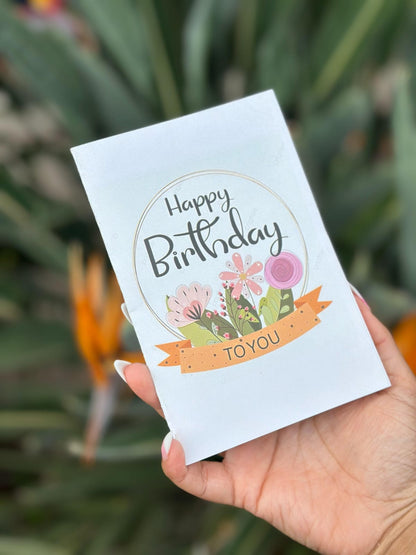 Card happy birthday