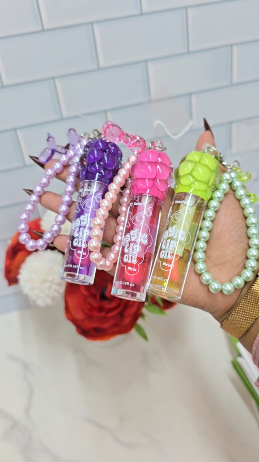 Charm lip oils