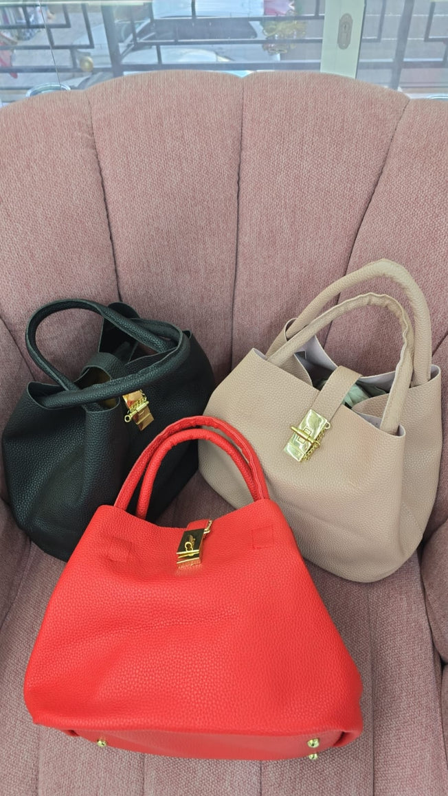 Handbag crocodile skin bag