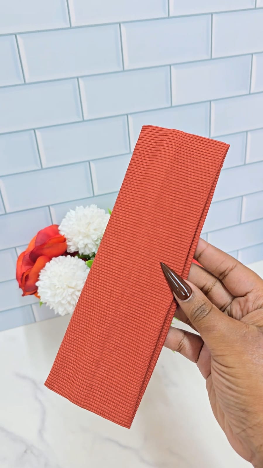 Plain ribbed headbands