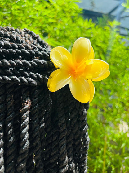 Hair clip flower