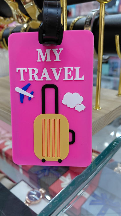 Luggage tag my travel my travel