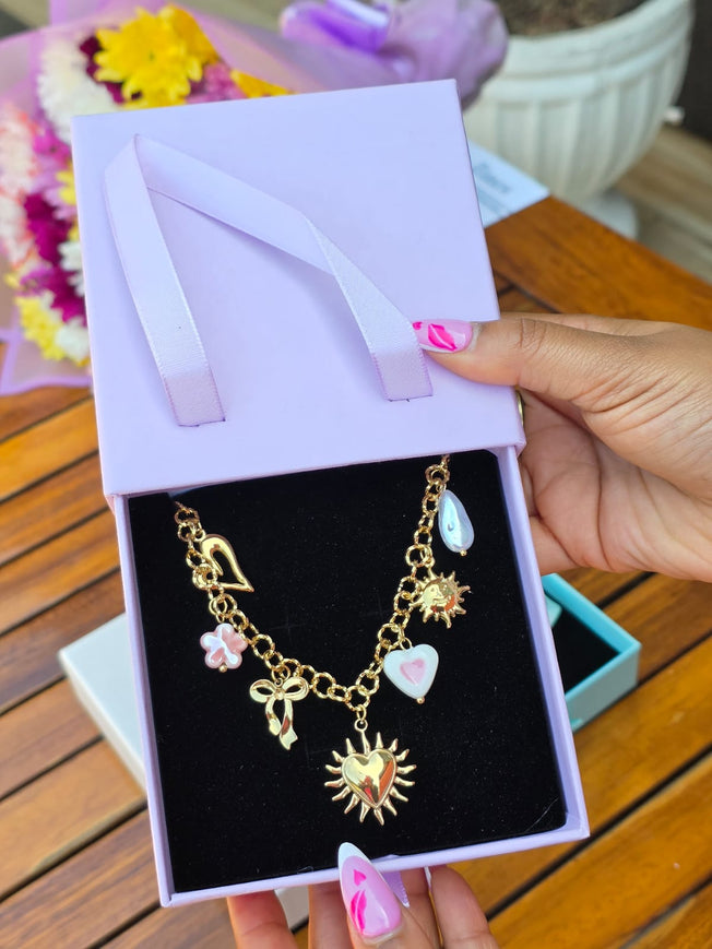 Necklace |Valentines | Galentines,Chain pendant love ❤️ layered