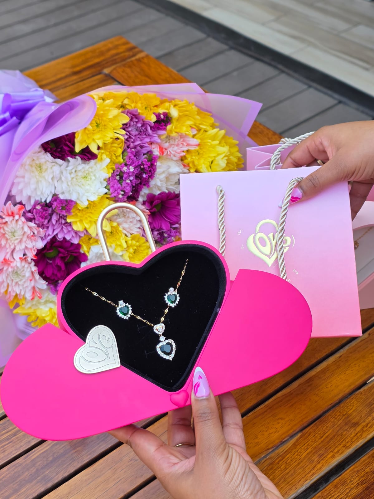 The Sweetheart Lock Jewelry Case.Gift package,Gift set ,Valentines,Birthday |Galentines